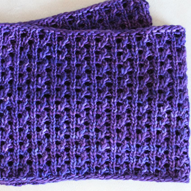 Bulky Lace Cowl - Leah Michelle Designs