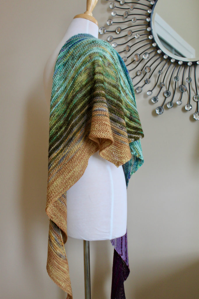 I Knitted a New Blended Shawl! - Leah Michelle Designs