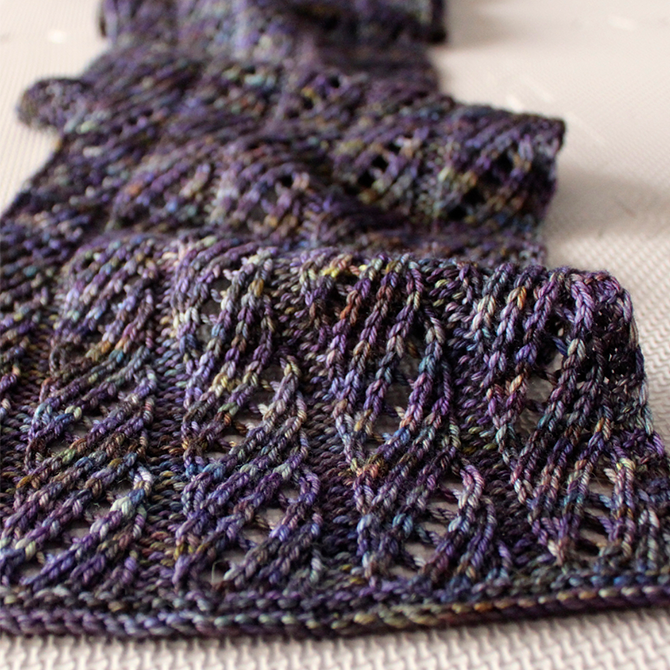 Woodlands Infinity Scarf: Knit PATTERN – Leah & Stitch