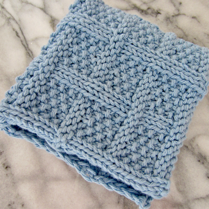 Square Lattice Dishcloth - Leah Michelle Designs